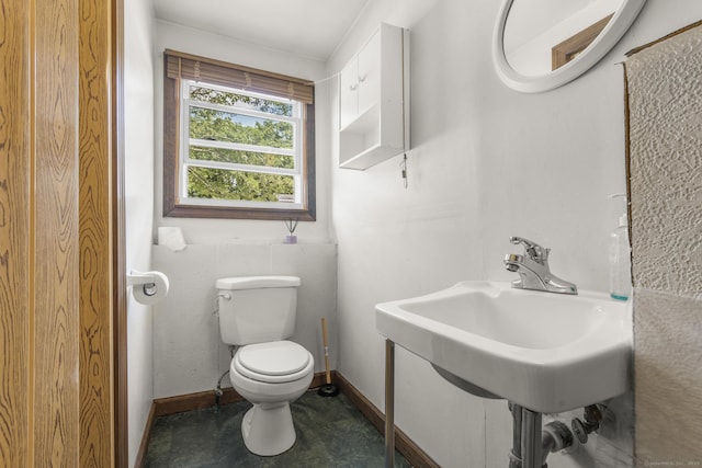 83 Julia Ter, Middletown, CT 06457 - half bath featuring toilet and baseboards