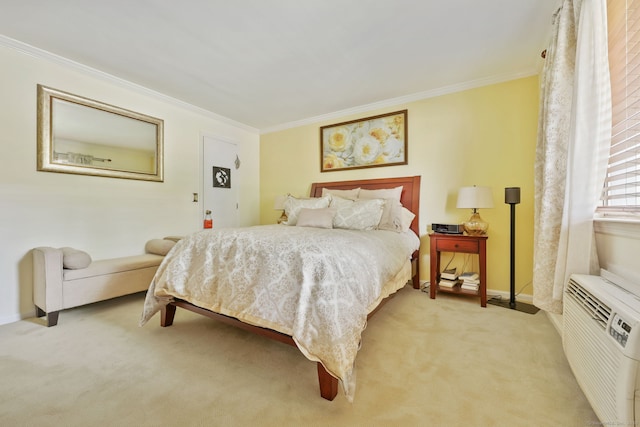 718 Cove Rd Apt 3, Stamford, CT 06902 - bedroom with crown molding and light colored carpet