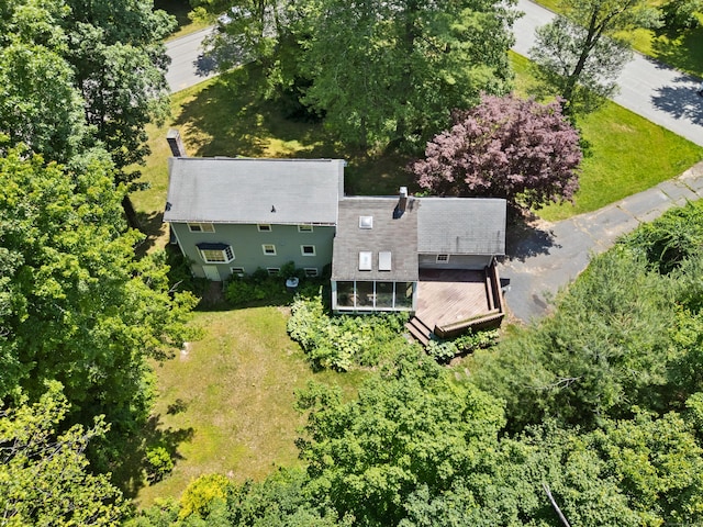 70 Brighton Rd, Hebron, CT 06248 - view from above of property