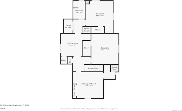 163 Willetts Ave, New London, CT 06320 - view of home floor plan