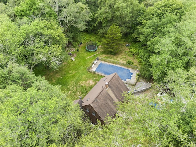 64 Iron St, Ledyard, CT 06339 - aerial view of property and surrounding area