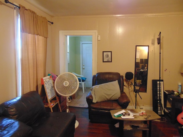 69 W Liberty St, Waterbury, CT 06706 - living room featuring wood finished floors