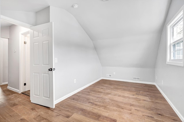 34 2nd Ave, East Haven, CT 06512 - additional living space featuring vaulted ceiling and wood finished floors