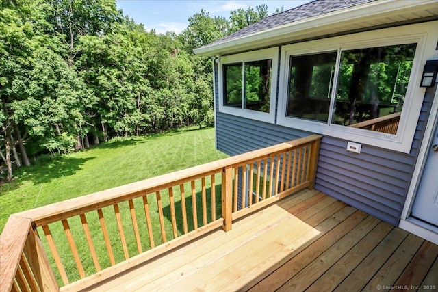 36 Jotham Rd, New Milford, CT 06776 - wooden terrace featuring a lawn