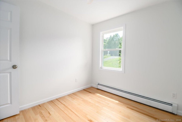 36 Jotham Rd, New Milford, CT 06776 - spare room with a baseboard radiator and wood finished floors