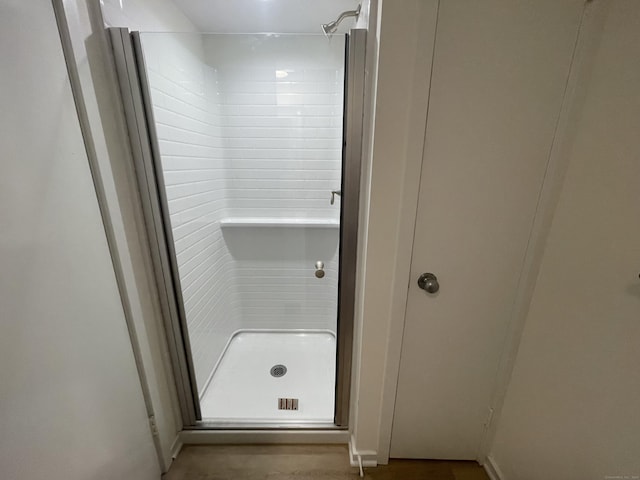 277 Heritage Vlg Unit C, Southbury, CT 06488 - bathroom with a shower stall