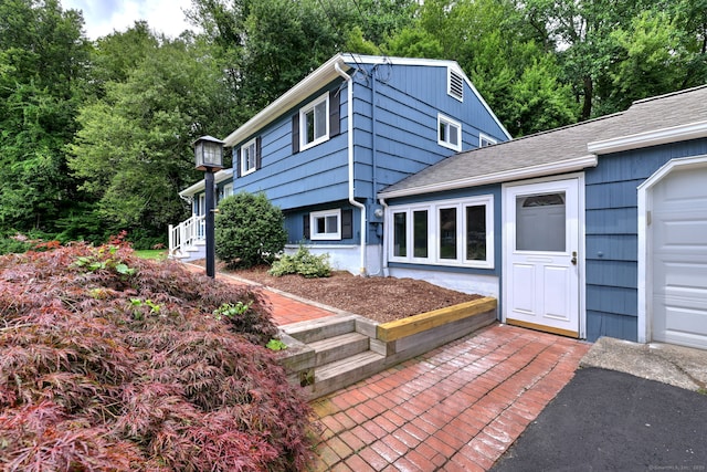 13 School St, Monroe, CT 06468 - view of front of home featuring a shingled roof