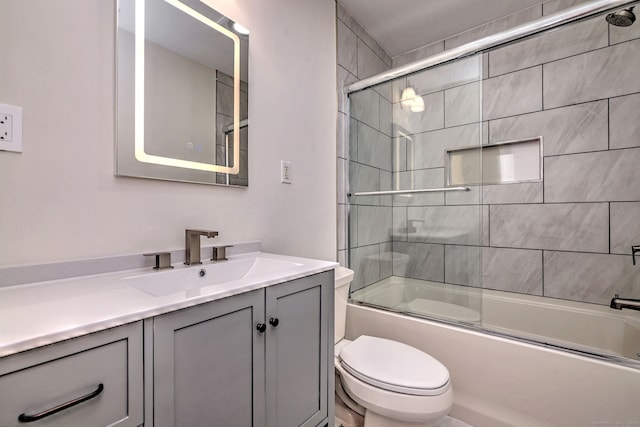 13 School St, Monroe, CT 06468 - full bath featuring vanity and combined bath / shower with glass door