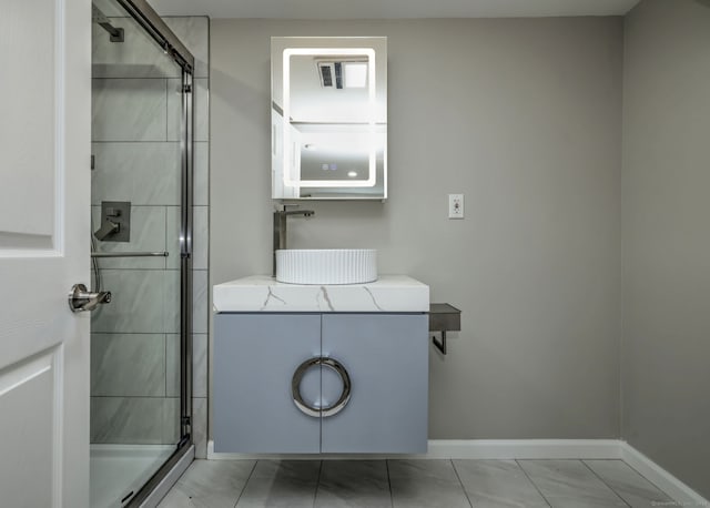 13 School St, Monroe, CT 06468 - full bathroom with a shower stall and vanity