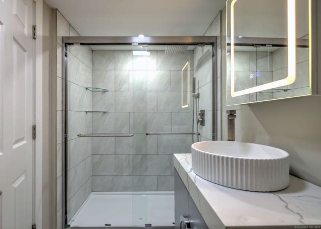 13 School St, Monroe, CT 06468 - full bath with a shower stall and vanity
