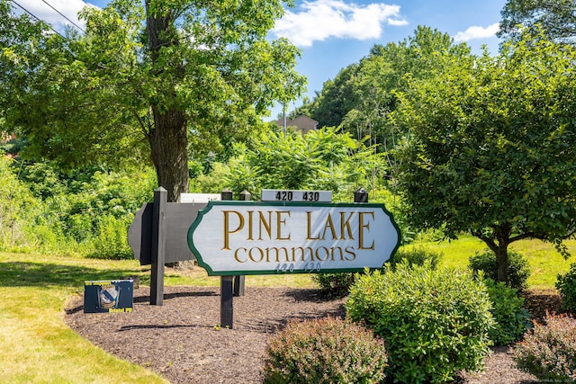 430 Emmett St Apt L, Bristol, CT 06010 - community / neighborhood sign featuring a yard