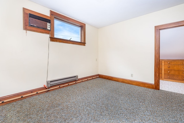 934 Jerome Ave, Bristol, CT 06010 - empty room featuring carpet and a wall mounted air conditioner