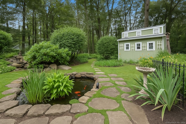 70 Bayne St, Norwalk, CT 06851 - view of yard with an outdoor structure