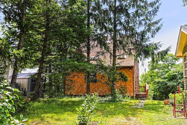 25 Summer Pl, Milford, CT 06460 - view of yard with a shed