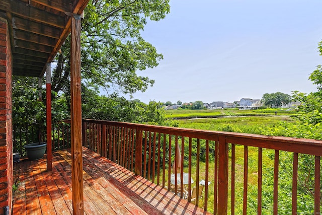 25 Summer Pl, Milford, CT 06460 - view of wooden terrace