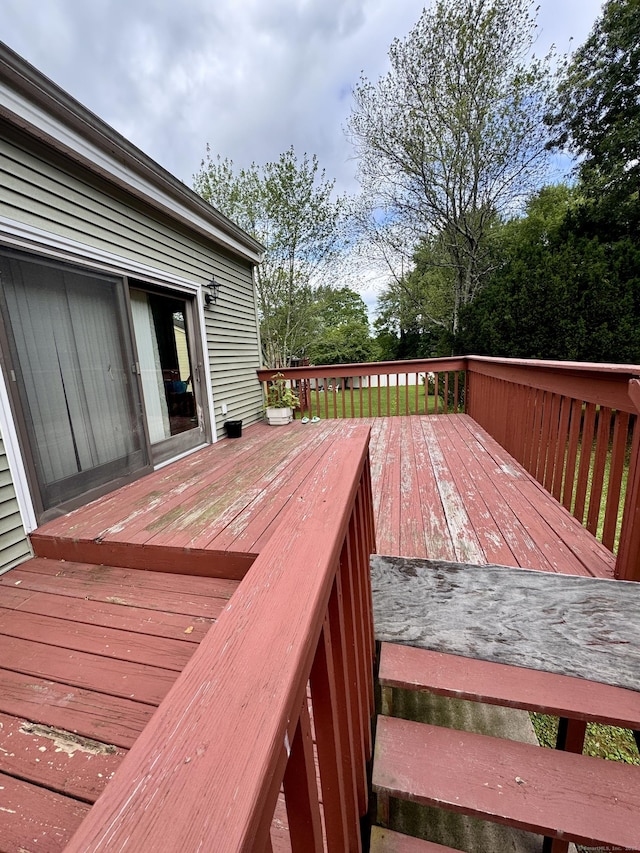 70 Regency Dr, Windsor, CT 06095 - view of wooden deck