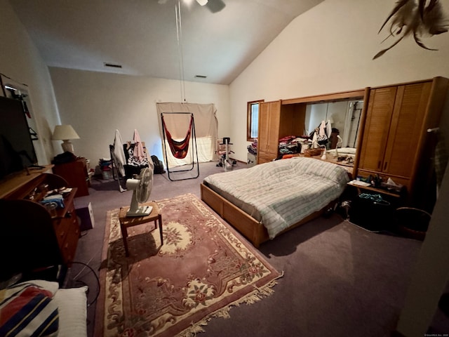 70 Regency Dr, Windsor, CT 06095 - bedroom featuring carpet floors, lofted ceiling, and a ceiling fan