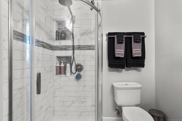 24 Pine Tree Rdg, Meriden, CT 06450 - bathroom with a shower stall and toilet