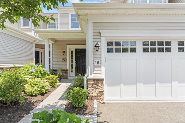 18 Briar Ridge Dr Unit 18, Bethel, CT 06801 - property entrance with stone siding