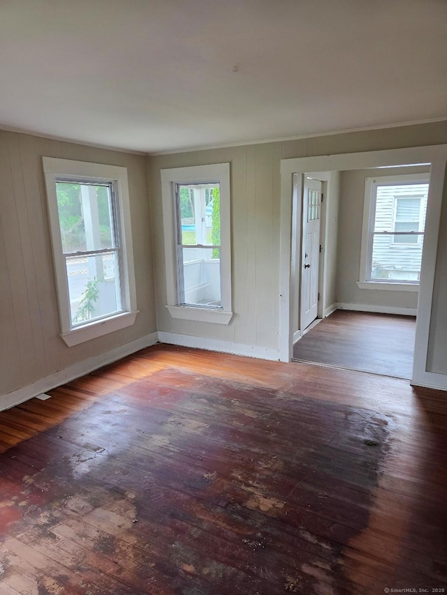 181 Plank Rd, Waterbury, CT 06705 - empty room with hardwood / wood-style flooring and plenty of natural light