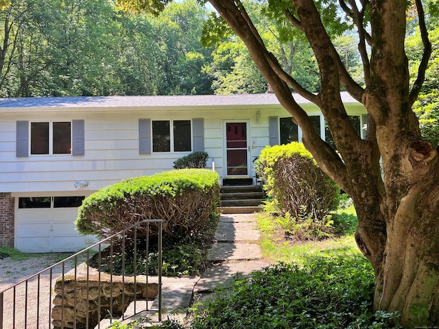 11 Mount Nebo Rd, Newtown, CT 06470 - view of front facade with a garage