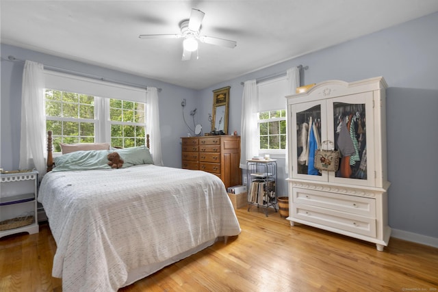 19 Buttercup Ln, Shelton, CT 06484 - bedroom with light wood finished floors and a ceiling fan