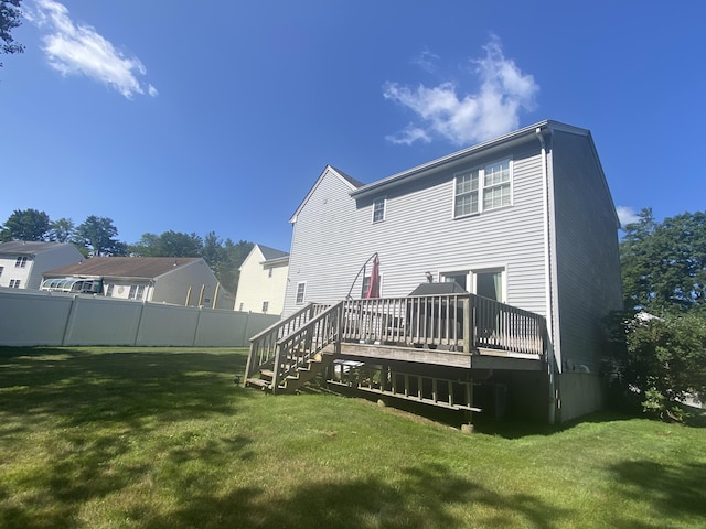 230 White Oak Way, Torrington, CT 06790 - rear view of property featuring a wooden deck