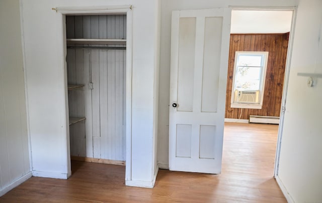 36 Merwin Ave, Milford, CT 06460 - closet featuring cooling unit and baseboard heating
