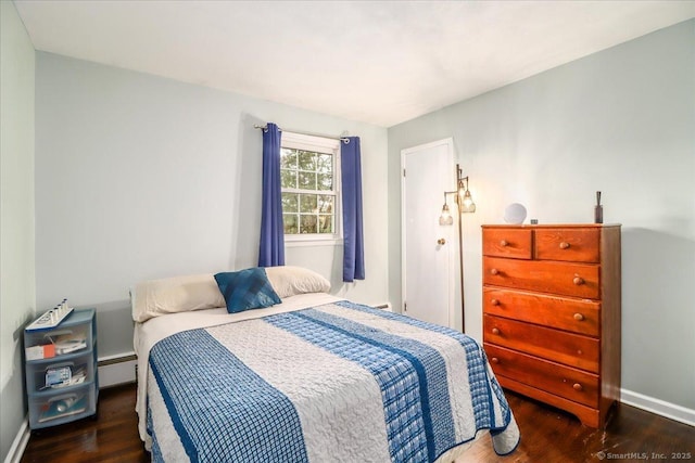 17 Robinhood Rd, Danbury, CT 06811 - bedroom featuring a baseboard heating unit and wood finished floors