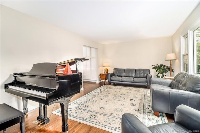 17 Robinhood Rd, Danbury, CT 06811 - living area with dark wood-style flooring