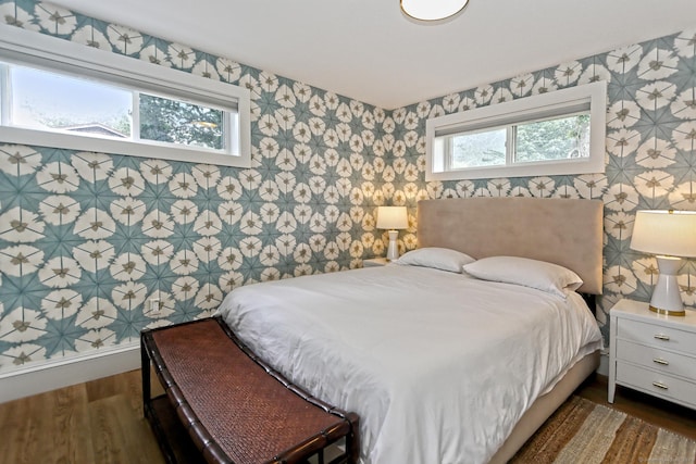 23 Briarwood Dr, Old Saybrook, CT 06475 - bedroom with wood finished floors and wallpapered walls