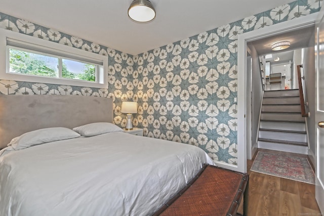 23 Briarwood Dr, Old Saybrook, CT 06475 - bedroom with wallpapered walls and wood finished floors