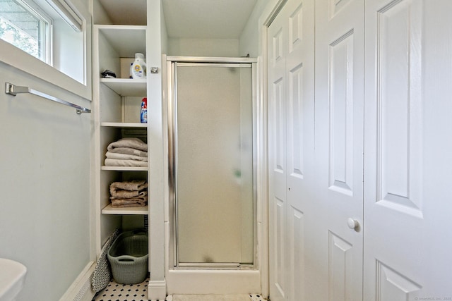 23 Briarwood Dr, Old Saybrook, CT 06475 - bathroom with a closet and a shower stall