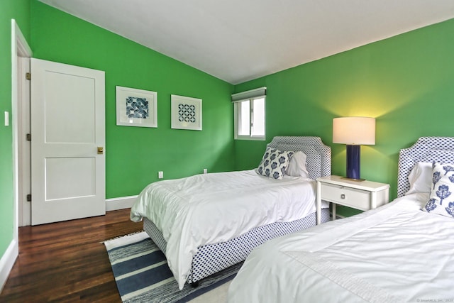 23 Briarwood Dr, Old Saybrook, CT 06475 - bedroom featuring lofted ceiling and wood finished floors