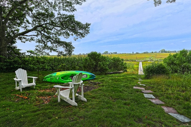 23 Briarwood Dr, Old Saybrook, CT 06475 - view of green lawn featuring a view of rural / pastoral area