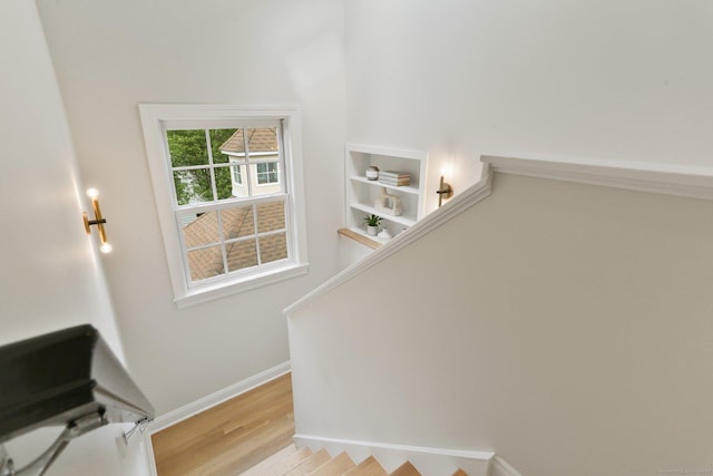 36 Hendrie Ave, Greenwich, CT 06878 - stairs featuring wood finished floors and baseboards