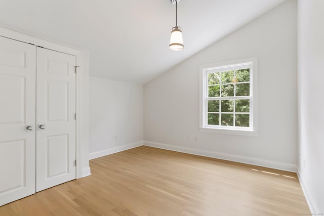 36 Hendrie Ave, Greenwich, CT 06878 - additional living space with vaulted ceiling and light wood-type flooring