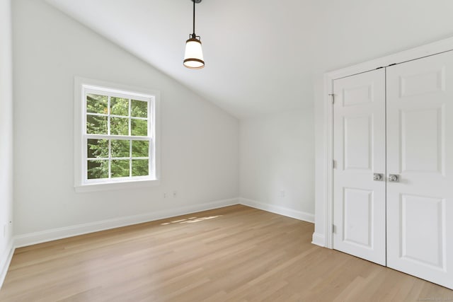 36 Hendrie Ave, Greenwich, CT 06878 - additional living space with lofted ceiling and light wood-style floors