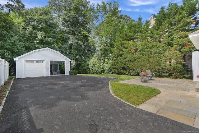 36 Hendrie Ave, Greenwich, CT 06878 - detached garage featuring driveway
