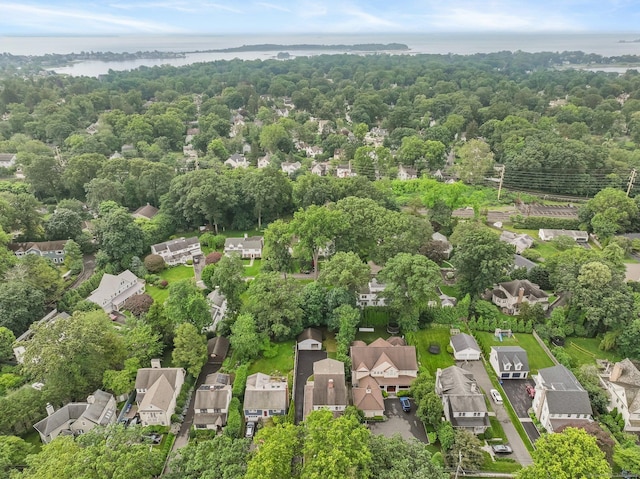36 Hendrie Ave, Greenwich, CT 06878 - aerial view of residential area with a large body of water