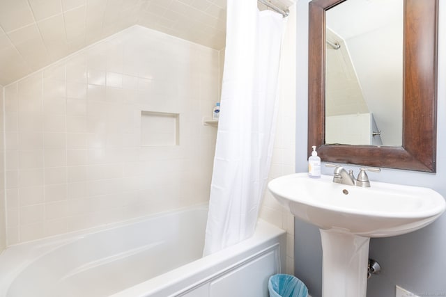 889 S Main St, Southington, CT 06479 - bathroom with shower / bath combo and a sink