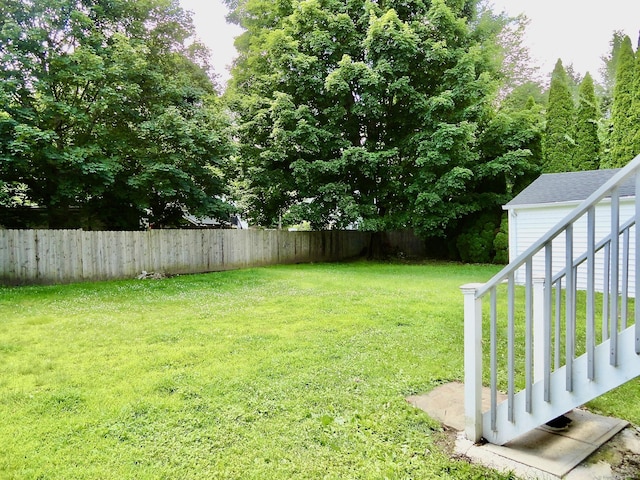 23 Norfolk Rd, Torrington, CT 06790 - fenced backyard with an outdoor structure
