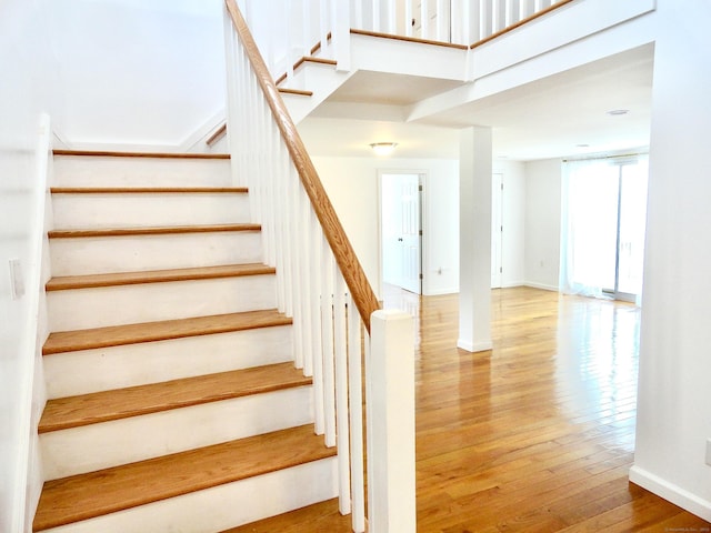 23 Norfolk Rd, Torrington, CT 06790 - staircase with wood finished floors and baseboards