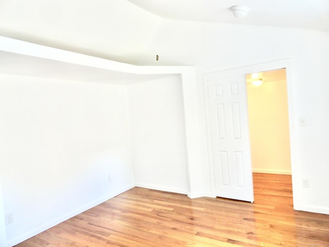 23 Norfolk Rd, Torrington, CT 06790 - spare room with light wood-type flooring and vaulted ceiling