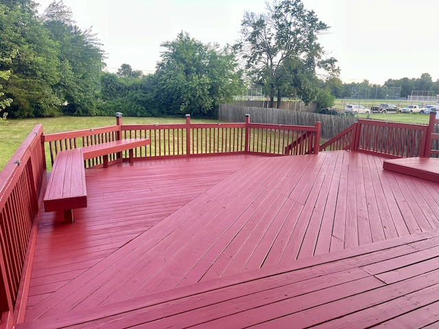 212 Clement Rd, East Hartford, CT 06118 - view of wooden deck