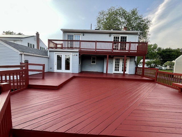 212 Clement Rd, East Hartford, CT 06118 - wooden deck featuring french doors