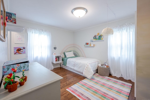 81 Burwell Rd, New Hartford, CT 06057 - bedroom featuring wood finished floors and crown molding