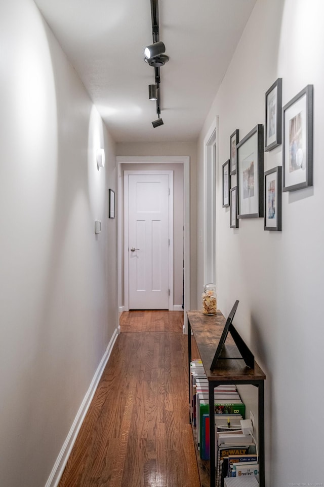 81 Burwell Rd, New Hartford, CT 06057 - hallway featuring wood finished floors and baseboards