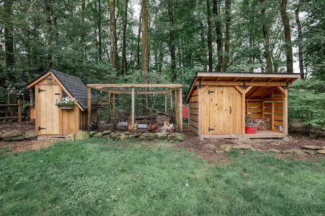 81 Burwell Rd, New Hartford, CT 06057 - view of shed featuring exterior structure