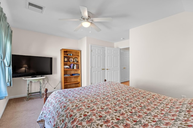 25 Quarry Ln Unit 25, Berlin, CT 06037 - carpeted bedroom with ceiling fan and a closet